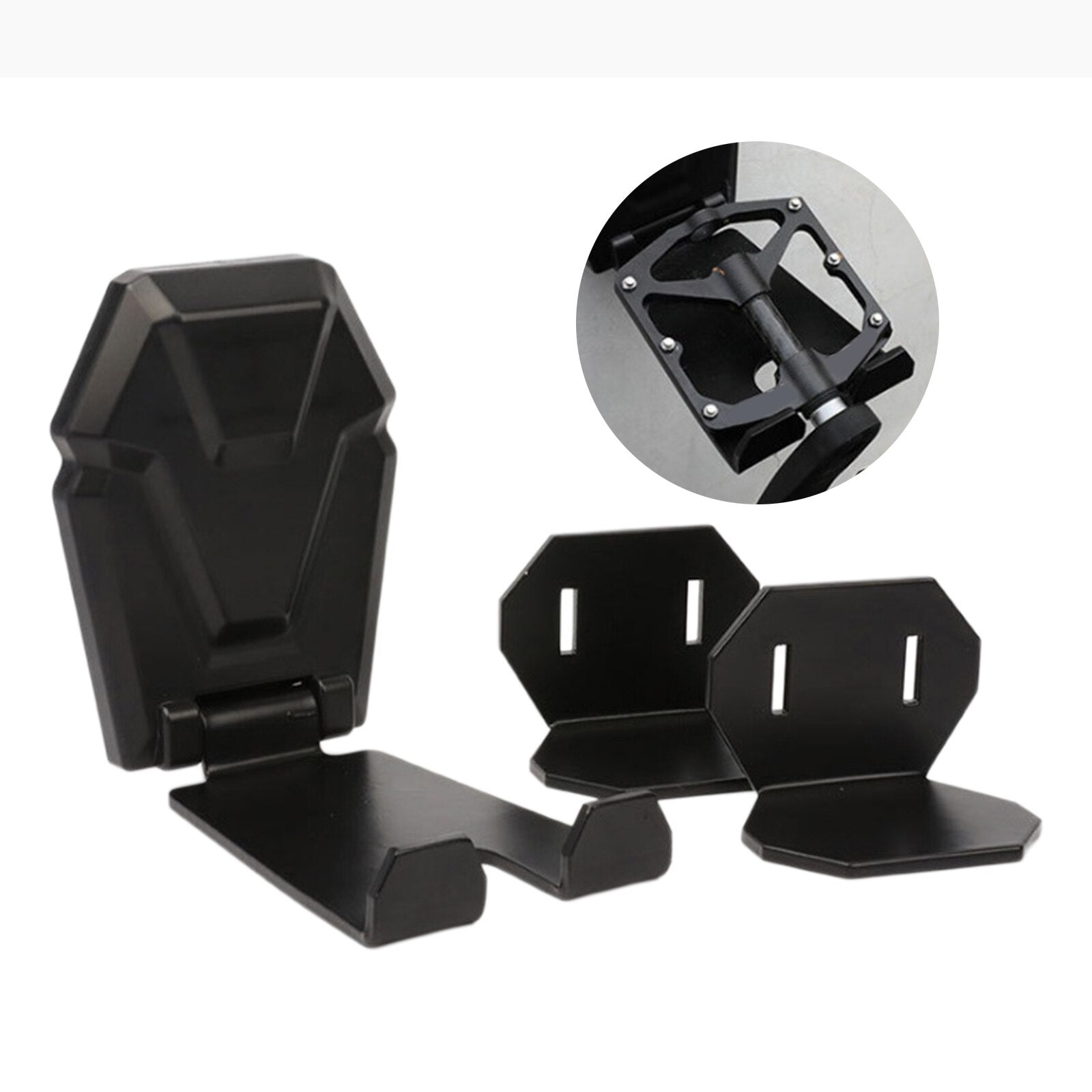 upcmall Bike Storage Hook Black Aluminum Alloy Bike Hooks for Cycling Accessories Apartment Home - Image 2